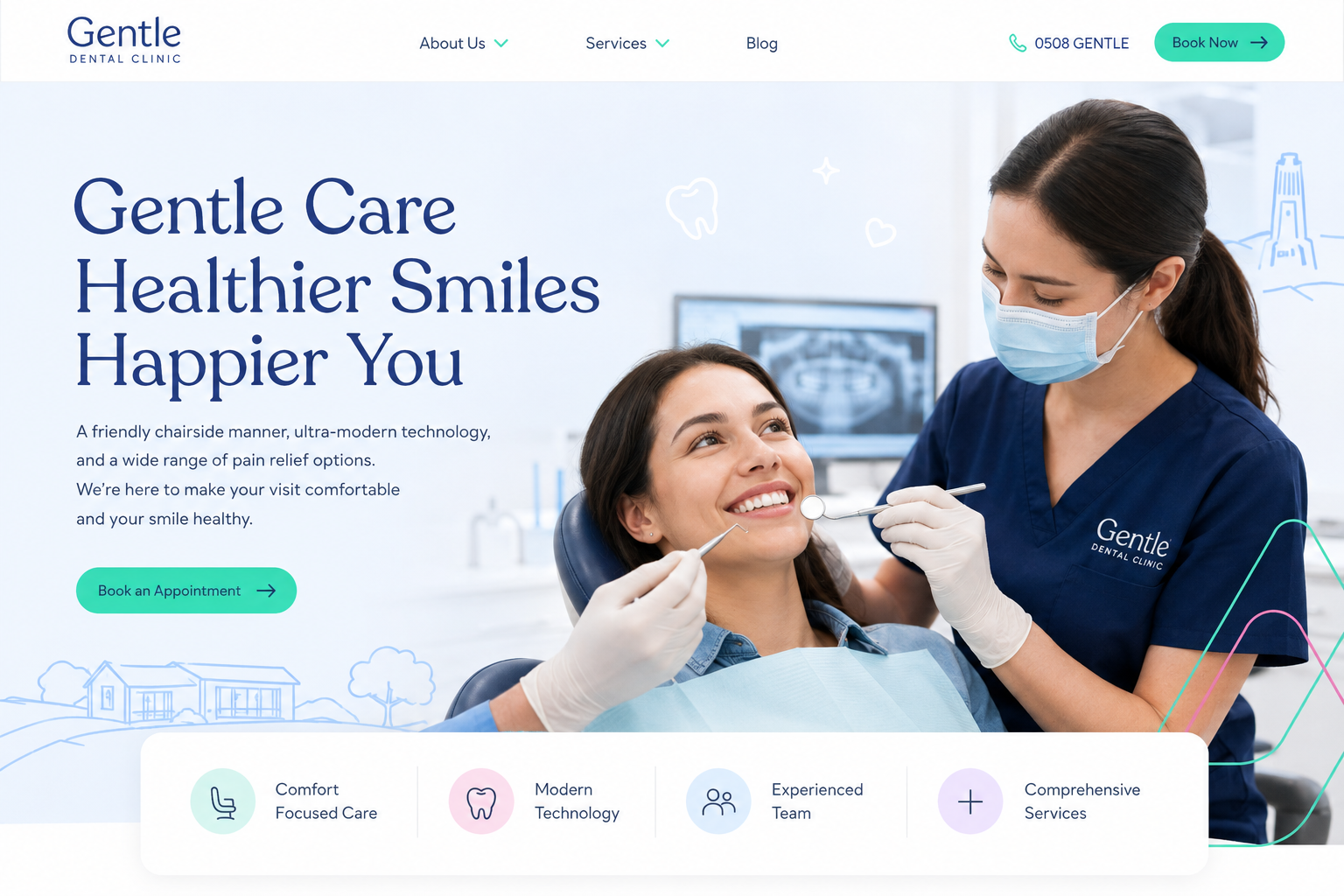 Gentle Dental - Web Design