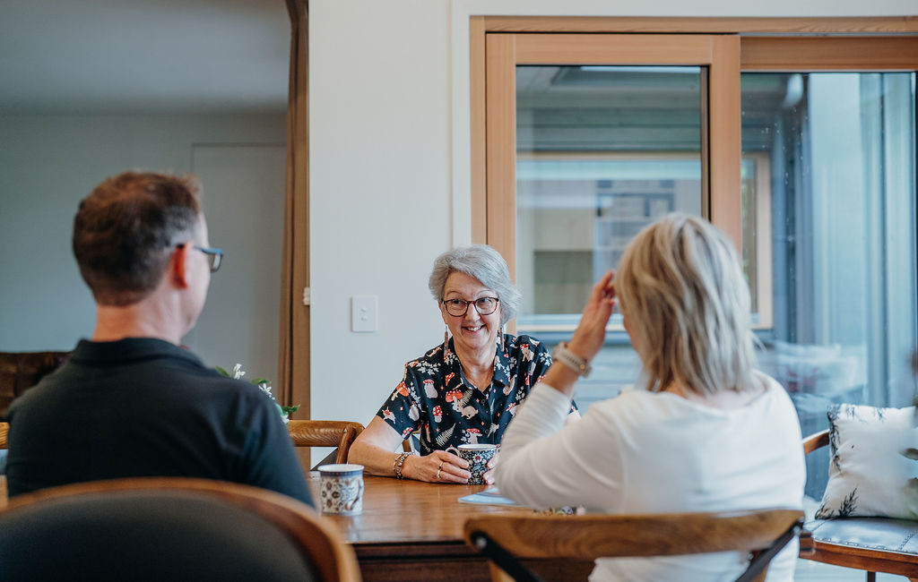 Susie and Steve with client