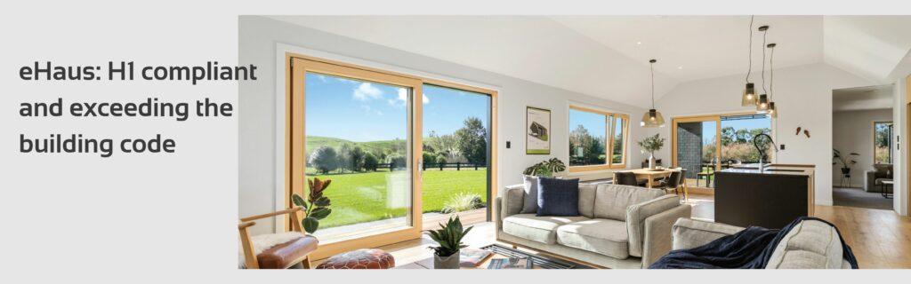 E Haus H1 compliant and exceeding building code standards 1024x320