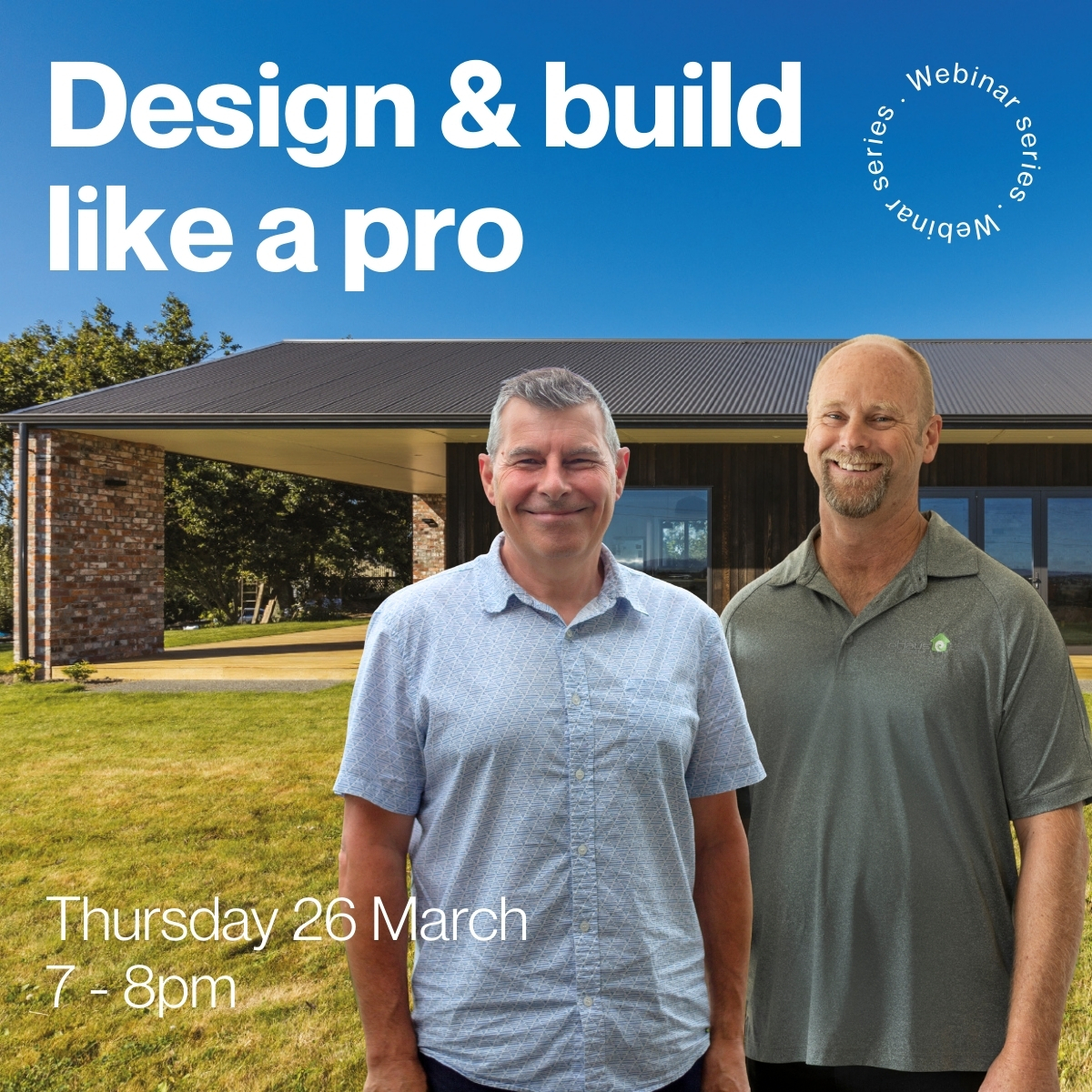 Webinar: Design and build like a pro