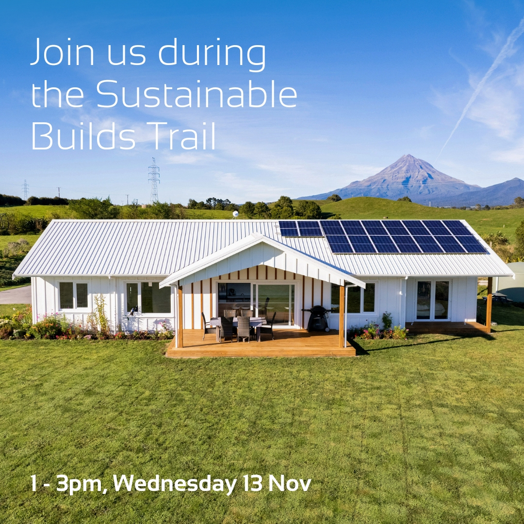 eHaus Taranaki talking at Sustainable Builds Trail - 13 Nov