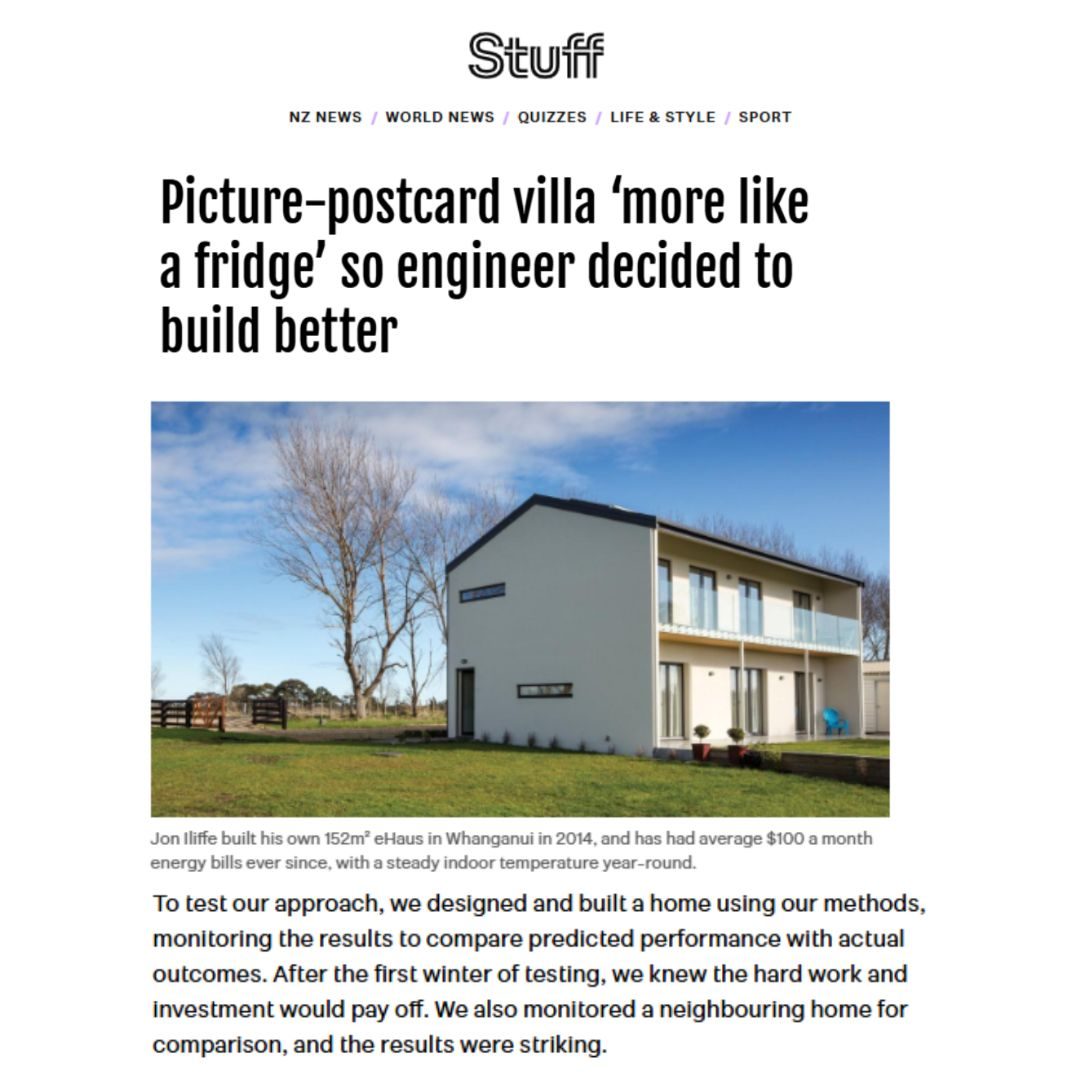 Stuff article: Picture-postcard villa ‘more like a fridge’ 