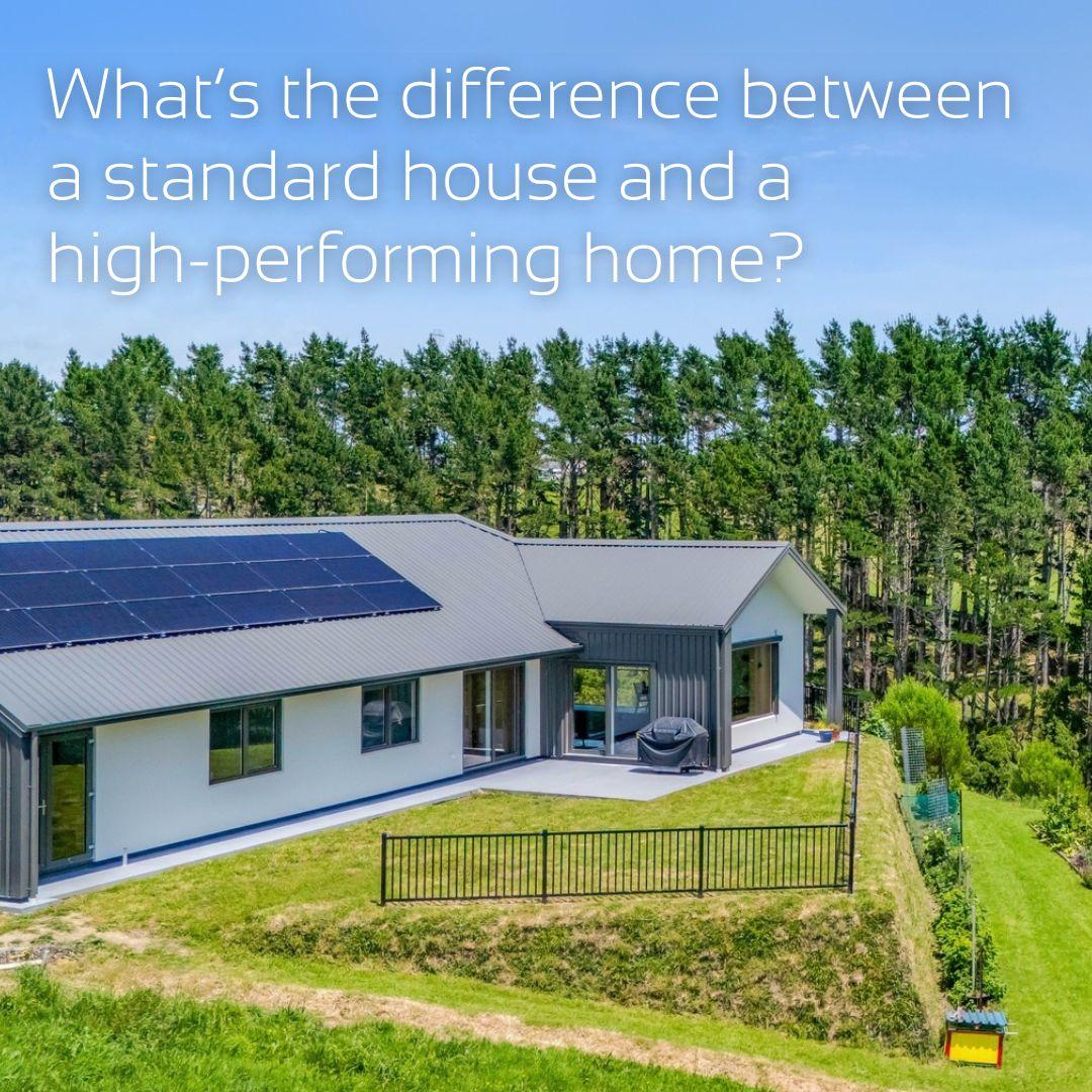 What's the difference between a standard house and a high-performing home?