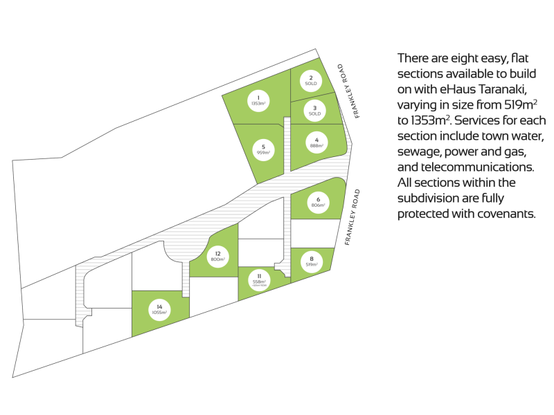 Ferndale Taranaki subdivision map Jan 26