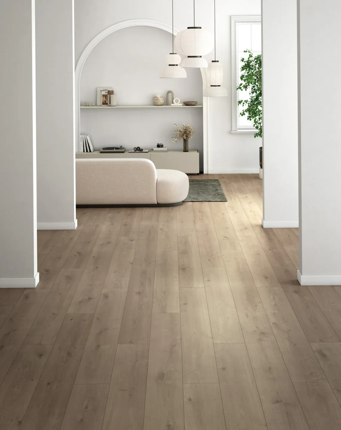 Laminate floors and wool carpets